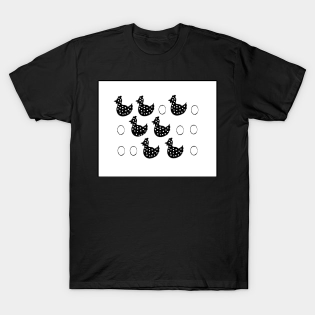 Egg hen egg T-Shirt by Kuhtina